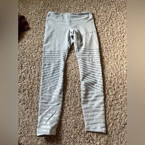 Nike dri fit leggings with reflective bottoms